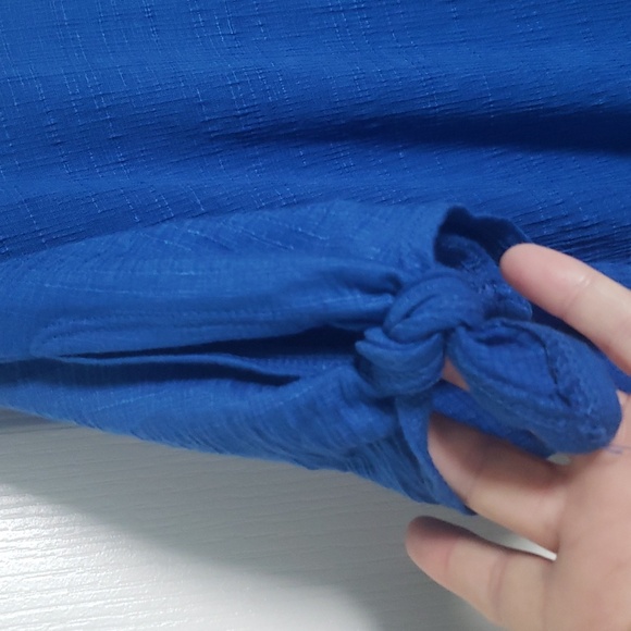 Max Studio London Neptune Blue Top - Women's Plus 3X NWT - Picture 3 of 9